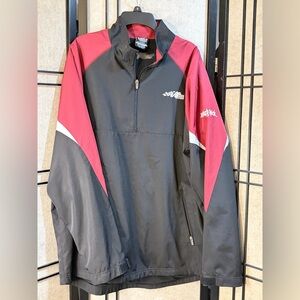 Vintage Joe Gibbs Racing Jacket Wicked Quick Windbreaker Mens XL 1/4 Zip Issued